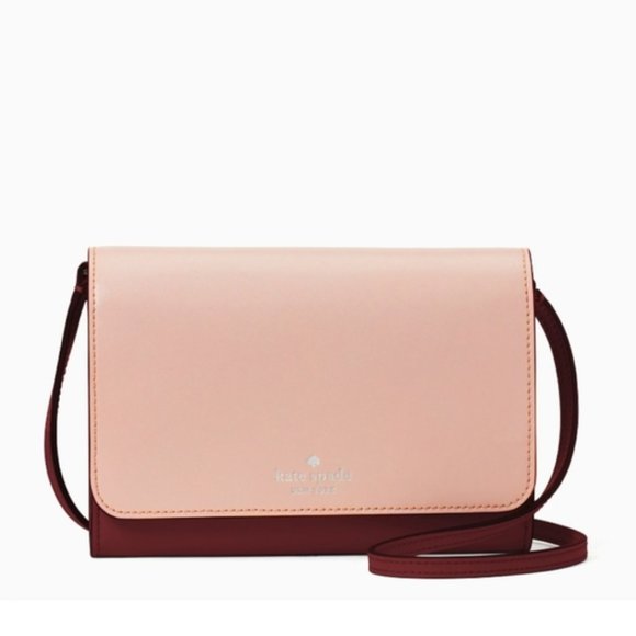 NWOT Kate Spade Kerri Small Flap Cherrywood Crossbody - Picture 5 of 5